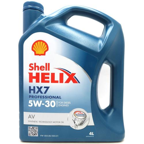 4 Liter Shell Helix HX7 Professional AV 5W-30